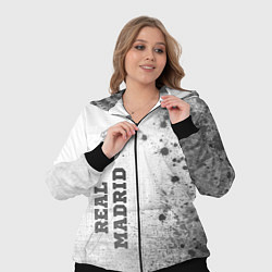 Женский 3D-костюм Real Madrid - white gradient по-вертикали, цвет: 3D-черный — фото 2