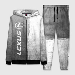 Женский 3D-костюм Lexus - grey gradient по-вертикали, цвет: 3D-черный