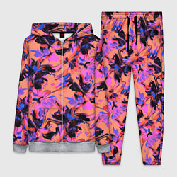 Женский 3D-костюм Абстрактные цветы - текучая краска, цвет: 3D-меланж