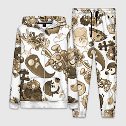 Женский костюм Растения против зомби в бежевых тонах