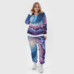 Женский 3D-костюм Космическая волна, цвет: 3D-белый — фото 2