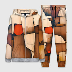 Женский костюм Фрагментированная композиция