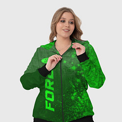 Женский 3D-костюм Ford - green gradient по-вертикали, цвет: 3D-черный — фото 2