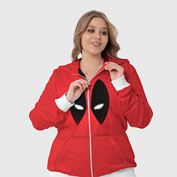 Женский 3D-костюм Дэдпул глаза, цвет: 3D-белый — фото 2