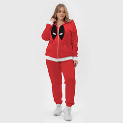 Женский 3D-костюм Дэдпул глаза, цвет: 3D-белый — фото 2