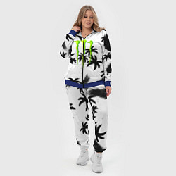 Женский 3D-костюм Monster energy пальмы, цвет: 3D-синий — фото 2