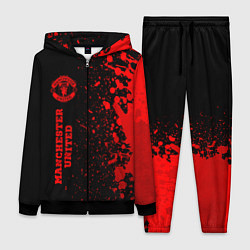 Женский костюм Manchester United - red gradient по-вертикали