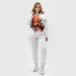 Женский 3D-костюм Дэдпул краски, цвет: 3D-белый — фото 2