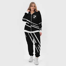 Женский 3D-костюм BMW geometry line, цвет: 3D-белый — фото 2