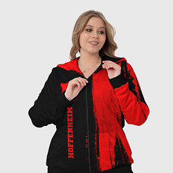 Женский 3D-костюм Hoffenheim - red gradient по-вертикали, цвет: 3D-черный — фото 2