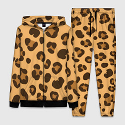 Женский костюм Коричневые пятна леопарда