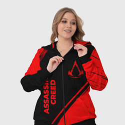 Женский 3D-костюм Assassins Creed - red gradient вертикально, цвет: 3D-черный — фото 2