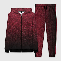 Женский 3D-костюм Амарантовый градиент крошка, цвет: 3D-черный