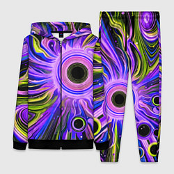 Женский костюм Абстрактный неоновый космос - чёрная дыра