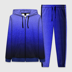 Женский костюм Градиент индиго из синего в чёрный