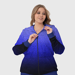 Женский 3D-костюм Градиент индиго из синего в чёрный, цвет: 3D-синий — фото 2