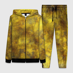 Женский костюм Золотая ржавая текстура