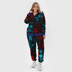 Женский 3D-костюм Twenty one pilots rock pattern, цвет: 3D-синий — фото 2