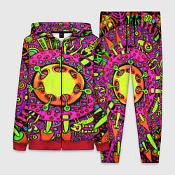 Женский костюм Кислотные грибы оптические