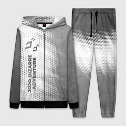 Женский 3D-костюм JoJo Bizarre Adventure - white gradient по-вертика, цвет: 3D-черный