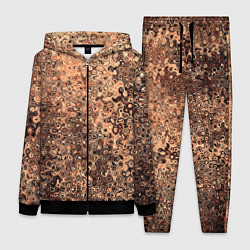 Женский костюм Светлый коричневый абстрактная текстура