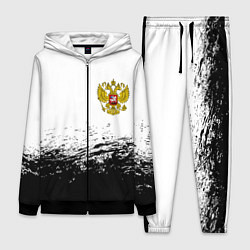 Женский костюм Россия черно белые краски