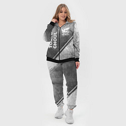 Женский 3D-костюм Tokyo Ghoul - grey gradient вертикально, цвет: 3D-черный — фото 2