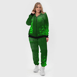 Женский 3D-костюм Ramones - green gradient вертикально, цвет: 3D-черный — фото 2