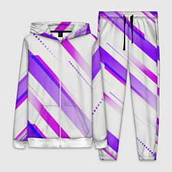 Женский костюм Color white pink