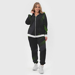 Женский 3D-костюм Color black green, цвет: 3D-белый — фото 2