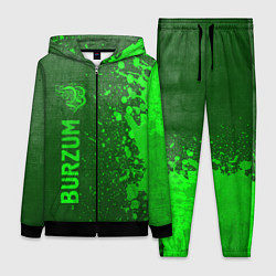 Женский костюм Burzum - green gradient по-вертикали
