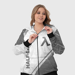 Женский 3D-костюм Half-Life - white gradient вертикально, цвет: 3D-черный — фото 2