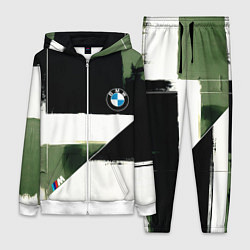Женский 3D-костюм BMW логотип, цвет: 3D-белый