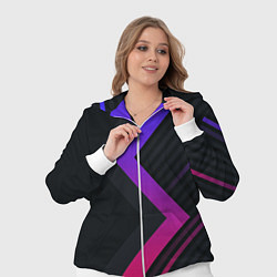 Женский 3D-костюм Color black line, цвет: 3D-белый — фото 2