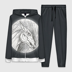 Женский костюм Черепа лошадей - эскиз