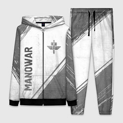 Женский костюм Manowar - white gradient вертикально