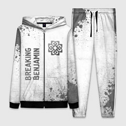 Женский костюм Breaking Benjamin - white gradient вертикально