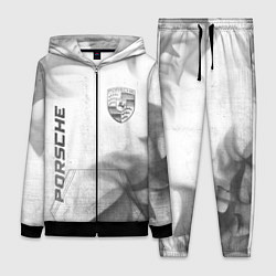 Женский 3D-костюм Porsche - white gradient вертикально, цвет: 3D-черный