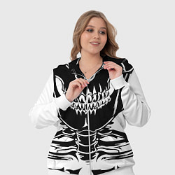 Женский 3D-костюм Skeleton череп, цвет: 3D-белый — фото 2