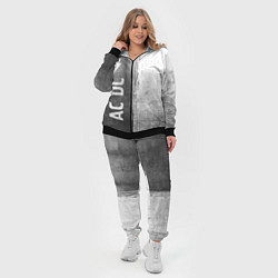 Женский 3D-костюм AC DC - grey gradient по-вертикали, цвет: 3D-черный — фото 2