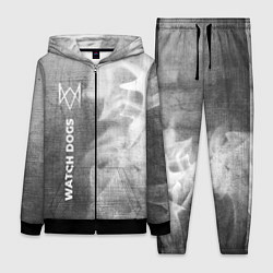 Женский костюм Watch Dogs - grey gradient по-вертикали