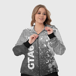 Женский 3D-костюм GTA6 - grey gradient по-вертикали, цвет: 3D-черный — фото 2