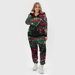 Женский 3D-костюм Minnesota Wild NHL black, цвет: 3D-черный — фото 2