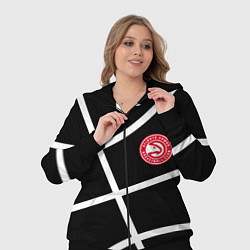 Женский 3D-костюм Atlanta Hawks NBA, цвет: 3D-черный — фото 2