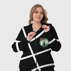 Женский 3D-костюм Boston Celtics black, цвет: 3D-черный — фото 2