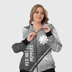 Женский 3D-костюм Red Hot Chili Peppers - grey gradient вертикально, цвет: 3D-черный — фото 2