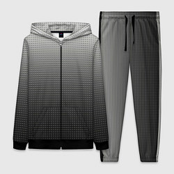 Женский костюм Градиент металлический тёмно-серый