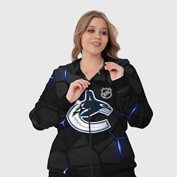 Женский 3D-костюм Ванкувер Кэнакс - НХЛ хоккей, цвет: 3D-черный — фото 2