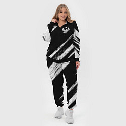 Женский 3D-костюм Дагестан - брызги, цвет: 3D-черный — фото 2