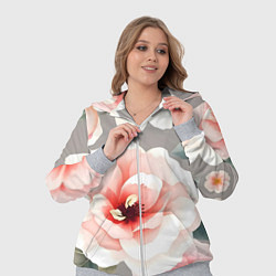 Женский 3D-костюм Нежные цветы, цвет: 3D-меланж — фото 2